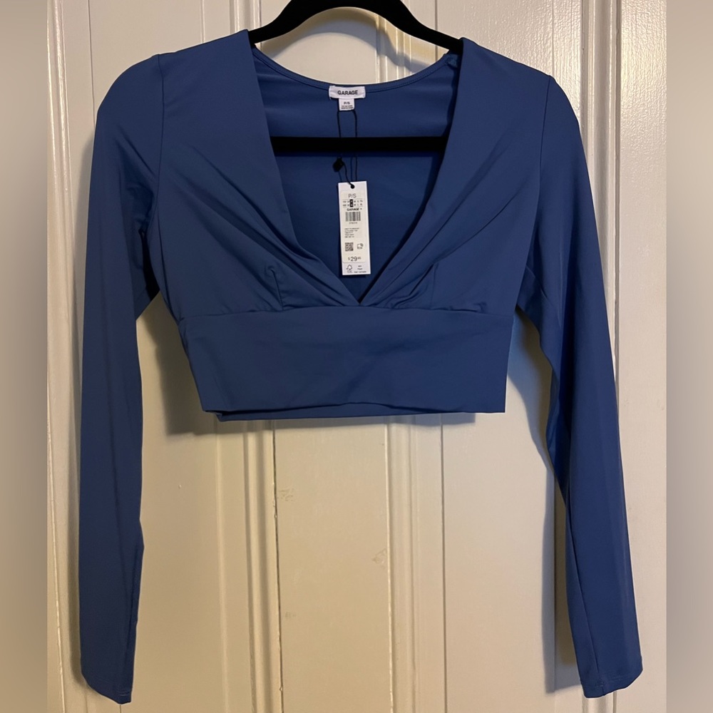 Garage V-Neck Long Sleeve